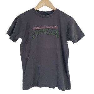 2008 Teenage Mutant Ninja Turtles Gray Short Sleeve T Shirt Size M TMNT Classic